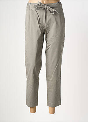 Pantalon 7/8 taille à pinces taille normale vert ATELIER GARDEUR femme