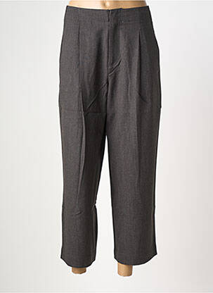 Pantalon 7/8 taille haute taille haute marron YERSE femme