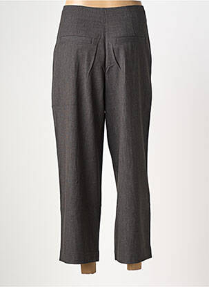 Pantalon 7/8 taille haute taille haute marron YERSE femme