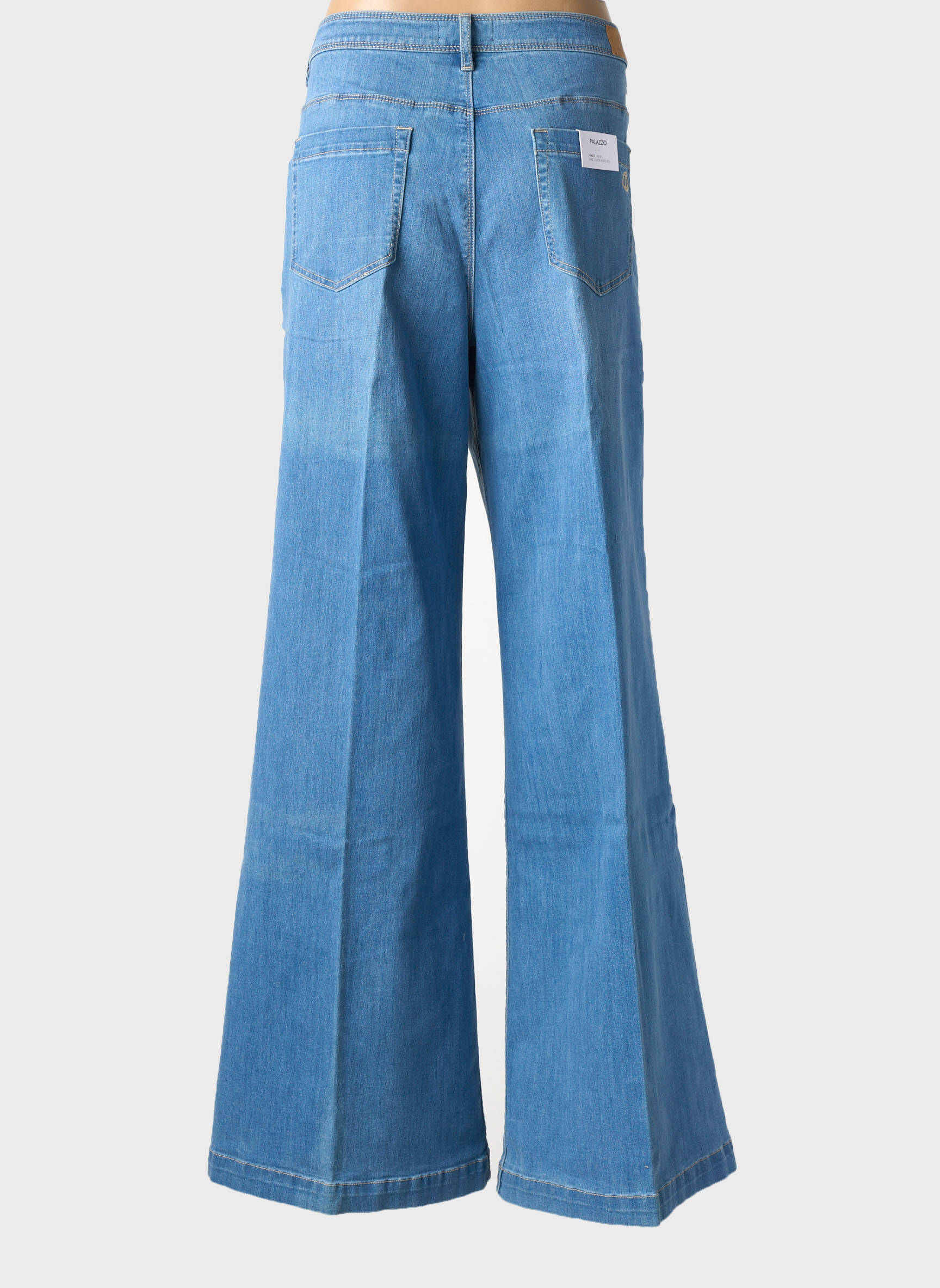 Jean coupe flare stretch taille normale bleu DIANA GALLESI femme