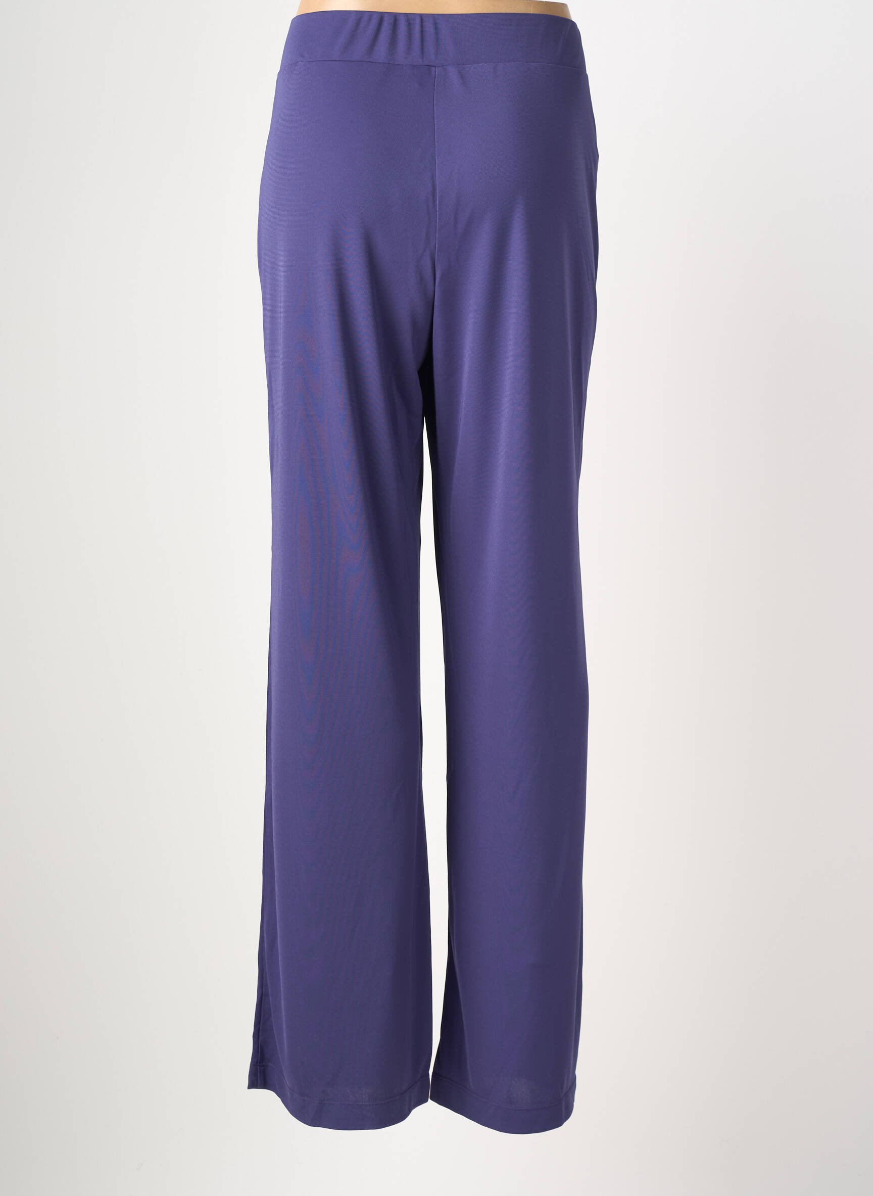 Pantalon flare stretch taille haute violet DIANA GALLESI femme