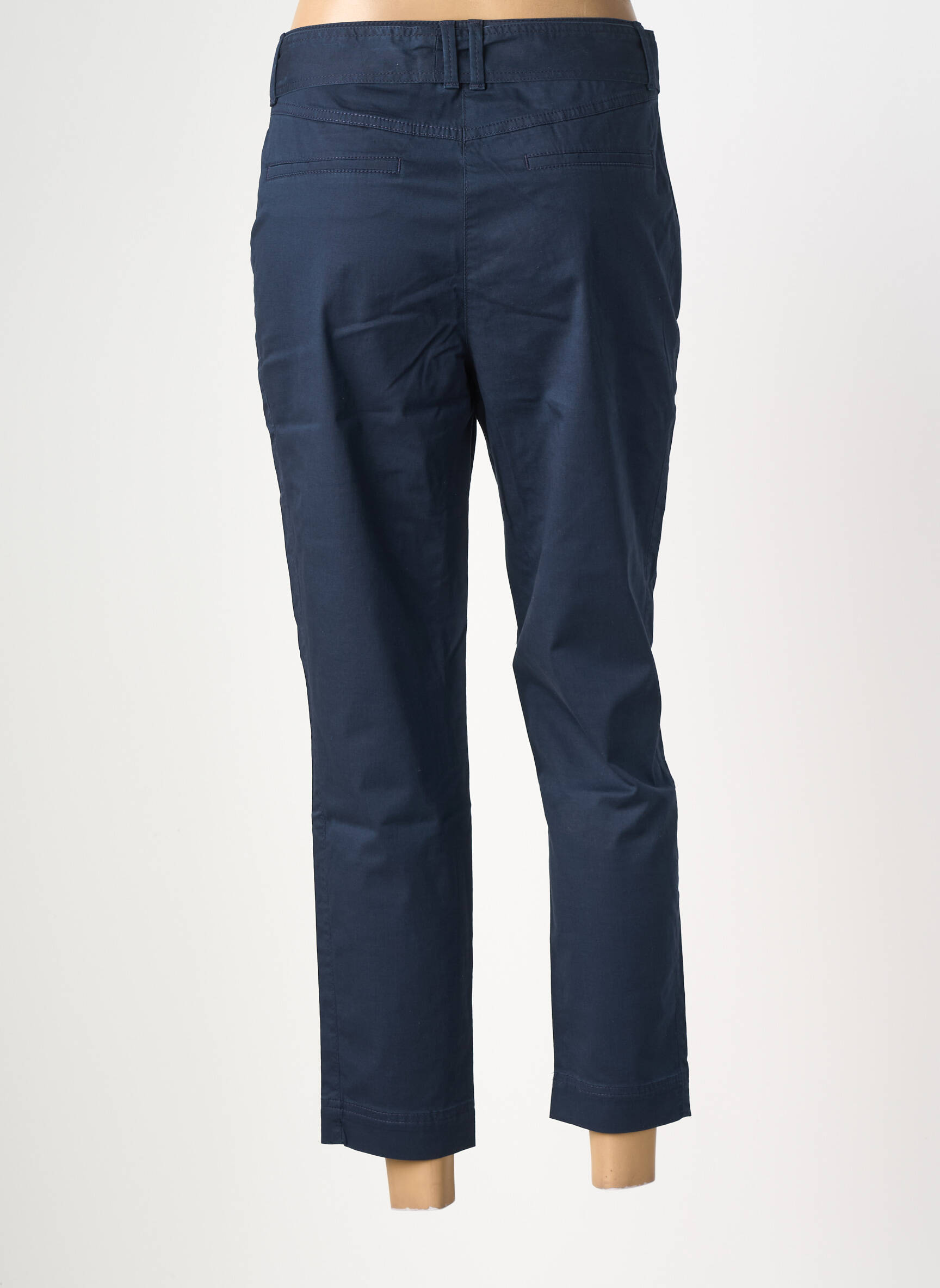 Pantalon 7/8 taille à pinces taille normale bleu ATELIER GARDEUR femme