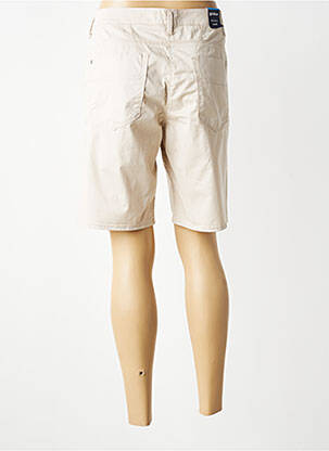 Bermuda tissage popeline taille normale beige GARDEUR femme