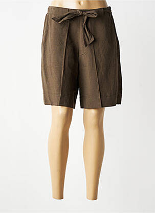 Short taille normale taille normale marron MARIA BELLENTANI femme