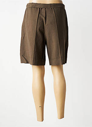 Short taille normale taille normale marron MARIA BELLENTANI femme