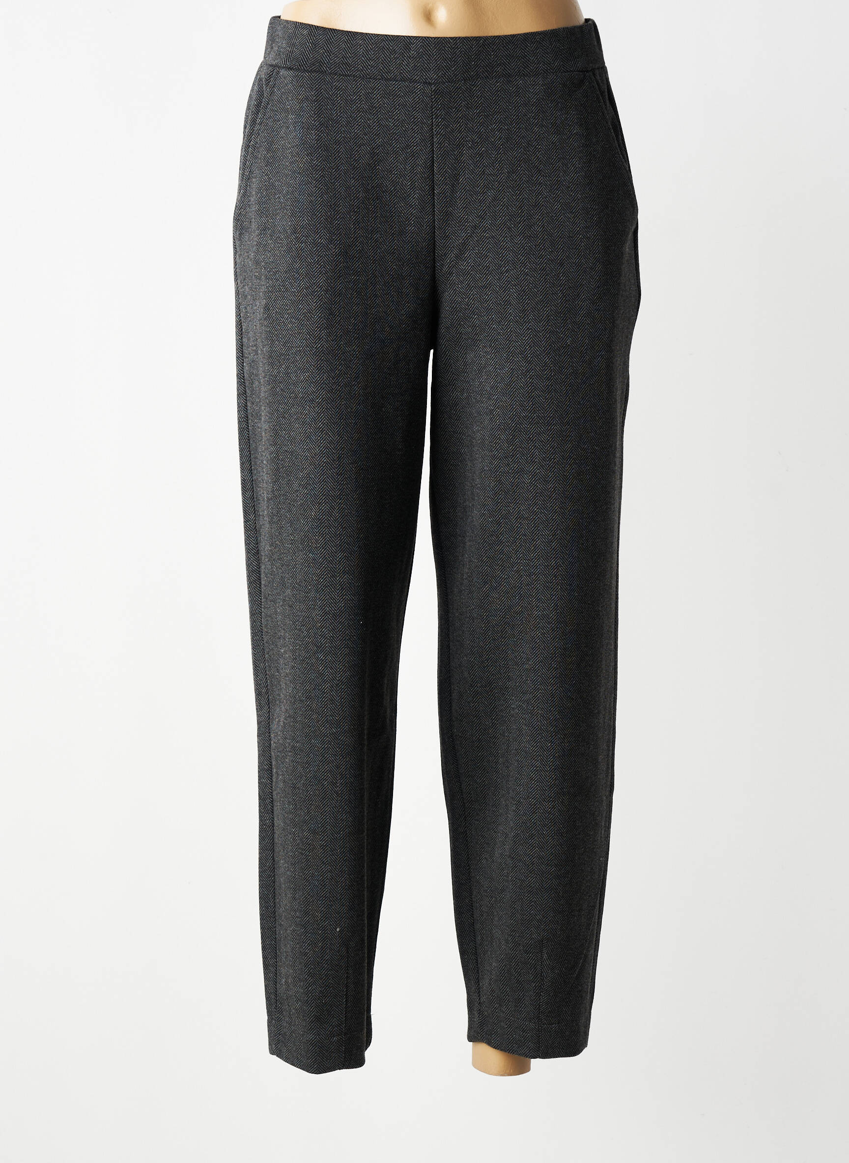 Pantalon 7/8 stretch taille normale gris YERSE femme