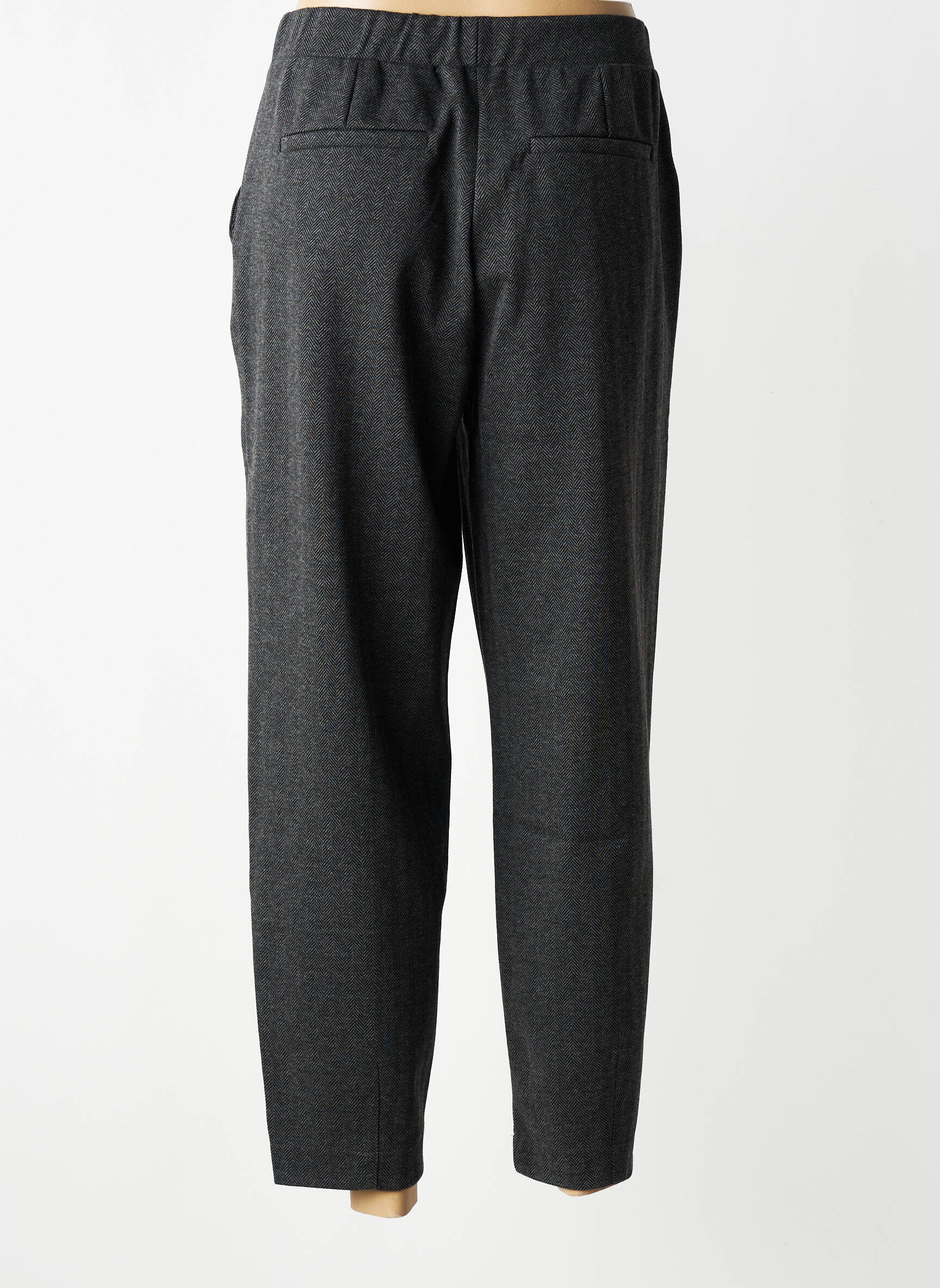 Pantalon 7/8 stretch taille normale gris YERSE femme