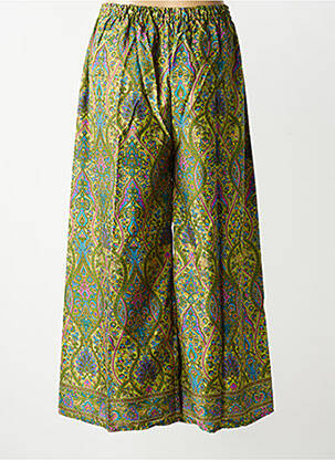 Pantalon large coupe fluide vert SINOE BY BAMBOO'S femme