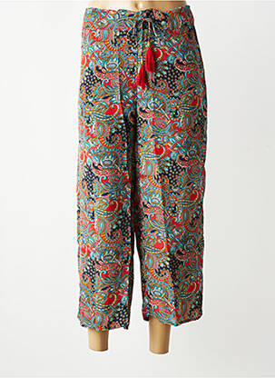 Pantalon 7/8 taille élastique taille normale rouge SINOE BY BAMBOO'S femme