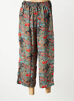 Pantalon 7/8 taille élastique taille normale rouge SINOE BY BAMBOO'S femme