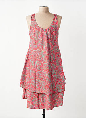 Robe mi-longue sans manche sans manche rose SINOE BY BAMBOO'S femme