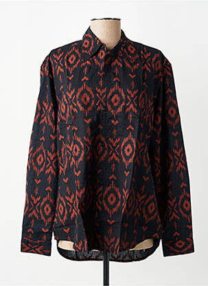 Chemisier coupe cintrée manches longues noir SINOE BY BAMBOO'S femme