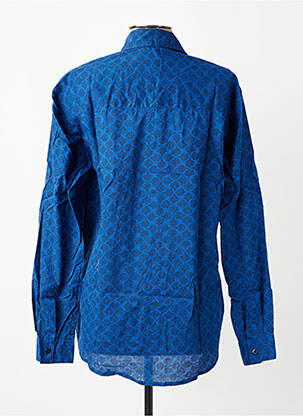 Chemisier coupe cintrée manches longues bleu SINOE BY BAMBOO'S femme