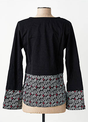 T-shirt manches longues manches longues noir BAMBOO'S femme