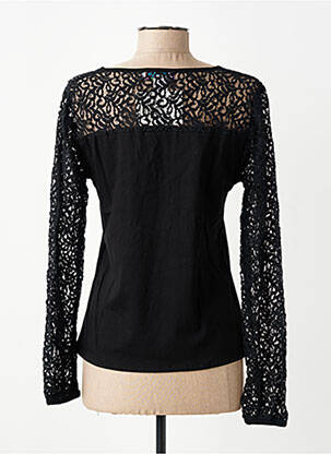 Top stretch manches longues noir BAMBOO'S femme