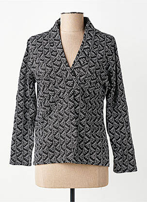 Top stretch manches longues noir BAMBOO'S femme