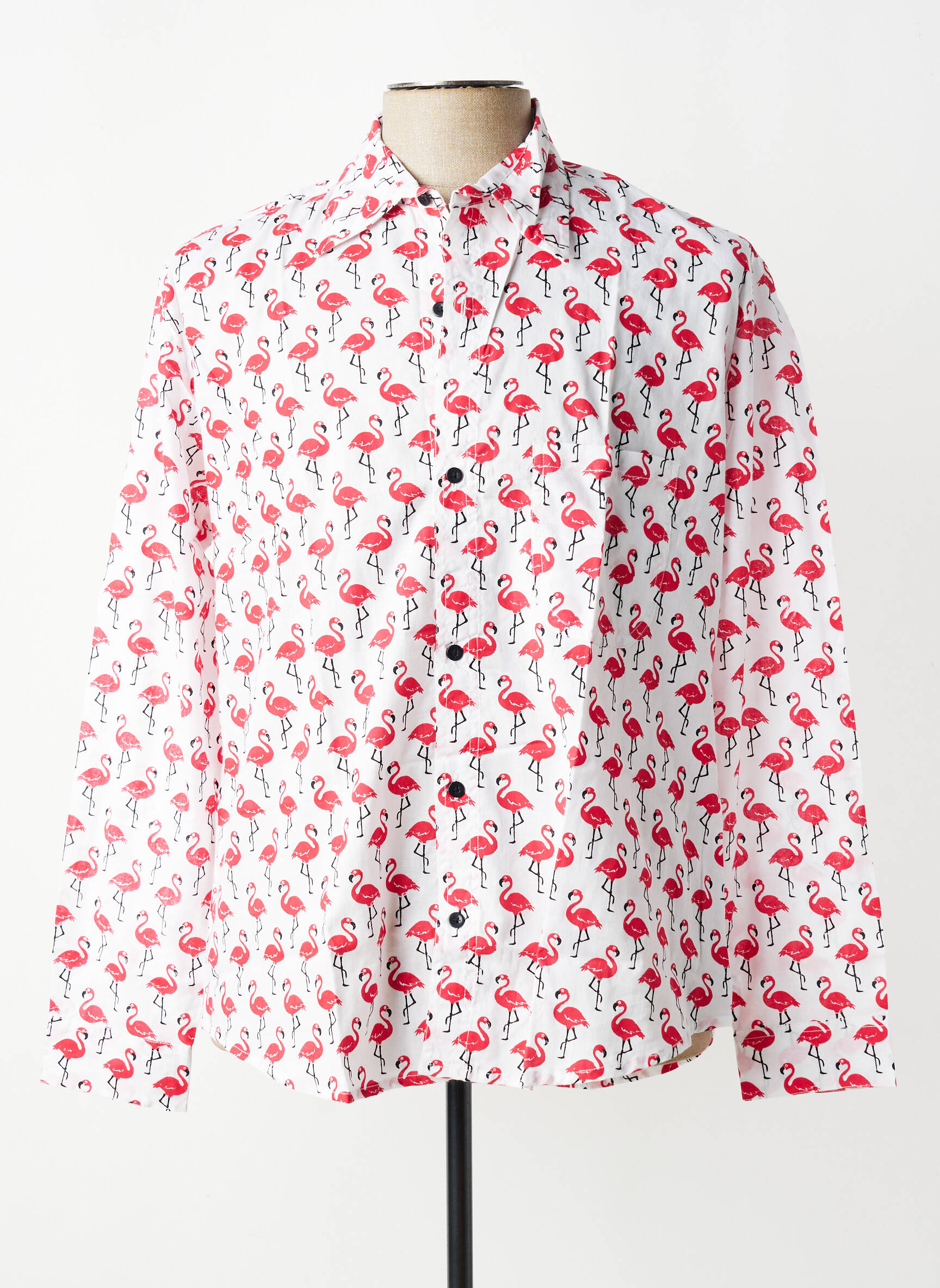 Chemise manches longues poches rouge SINOE BY BAMBOO'S homme