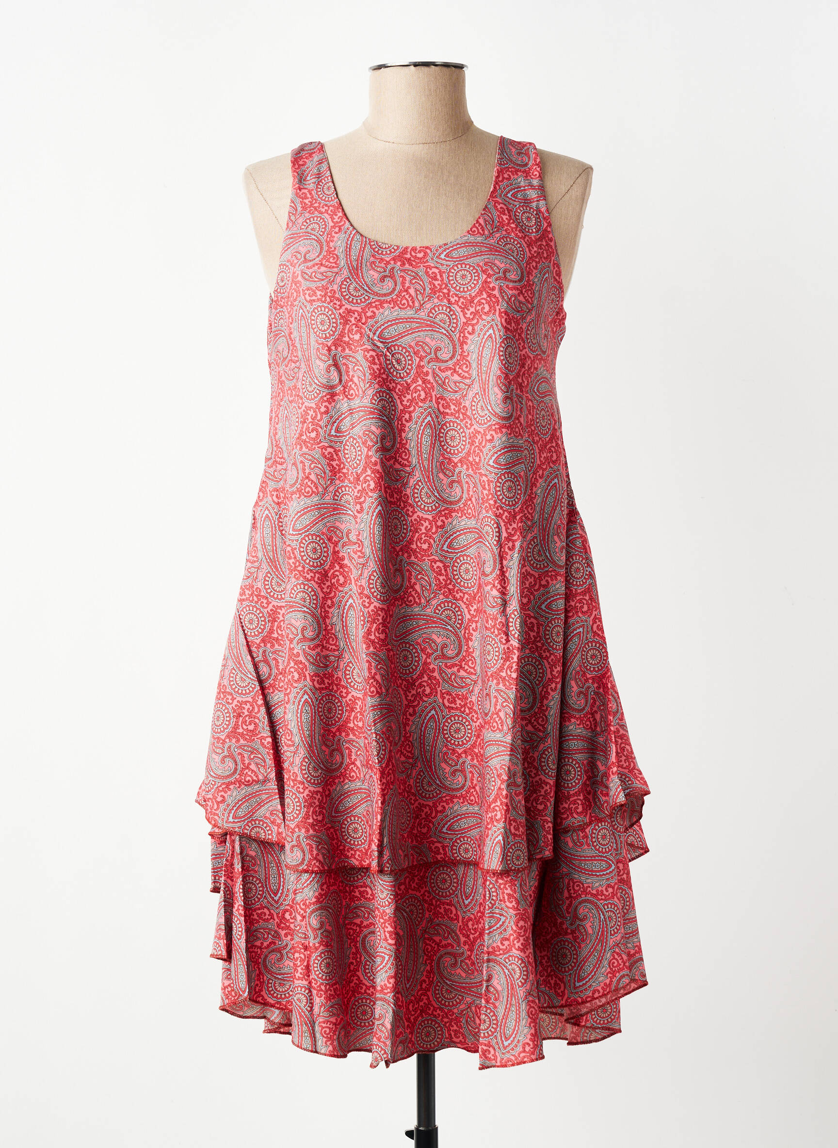 Robe mi-longue sans manche sans manche rose SINOE BY BAMBOO'S femme