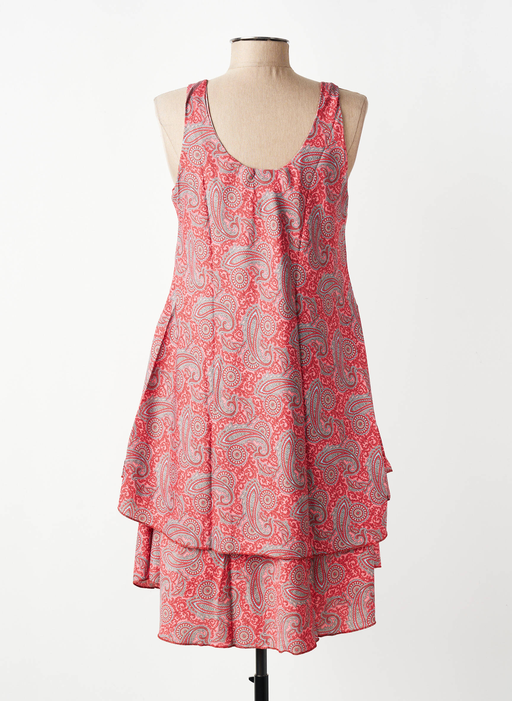 Robe mi-longue sans manche sans manche rose SINOE BY BAMBOO'S femme