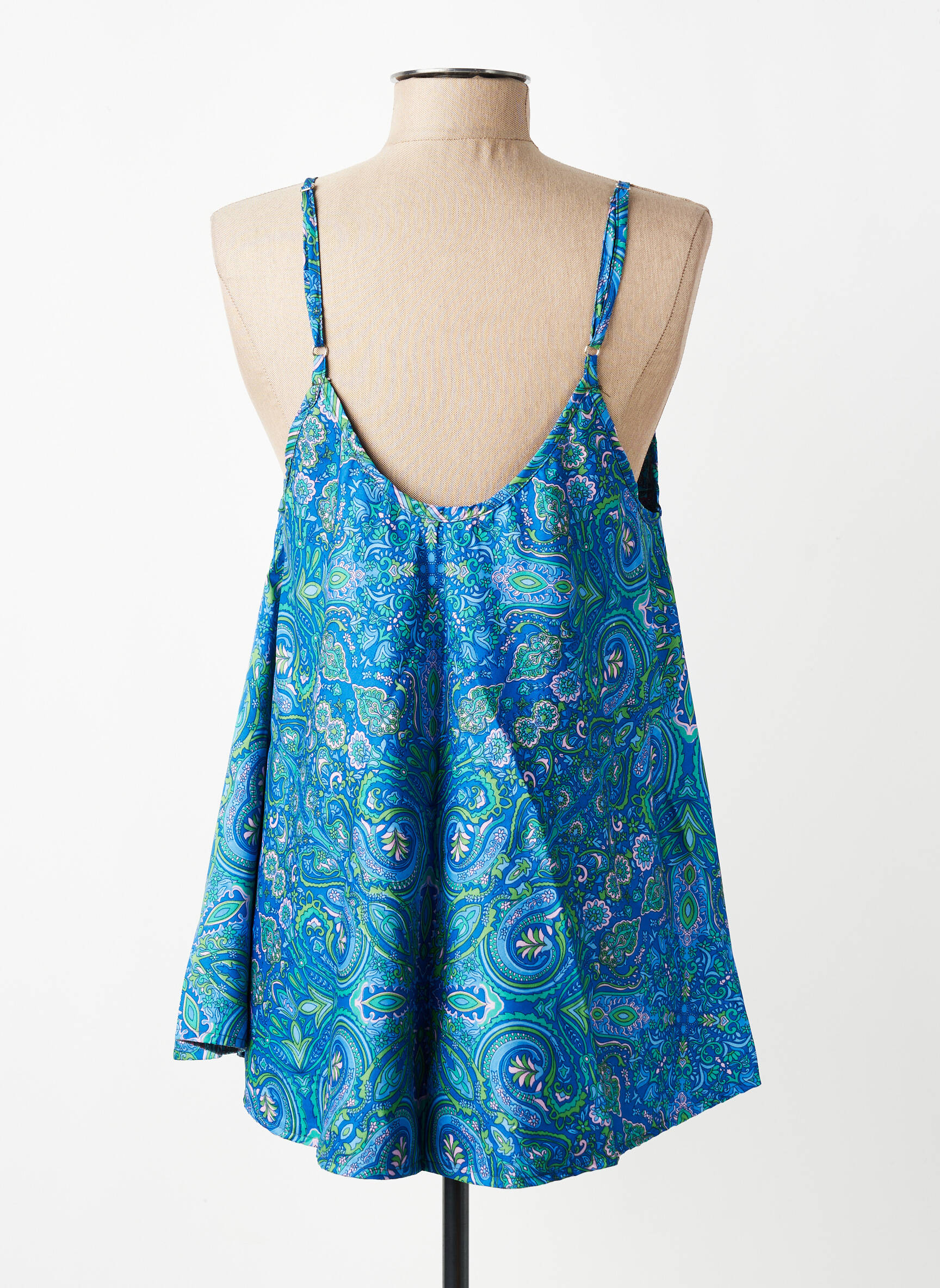 Top manches bretelles ajustables fines bretelles bleu SINOE BY BAMBOO'S femme