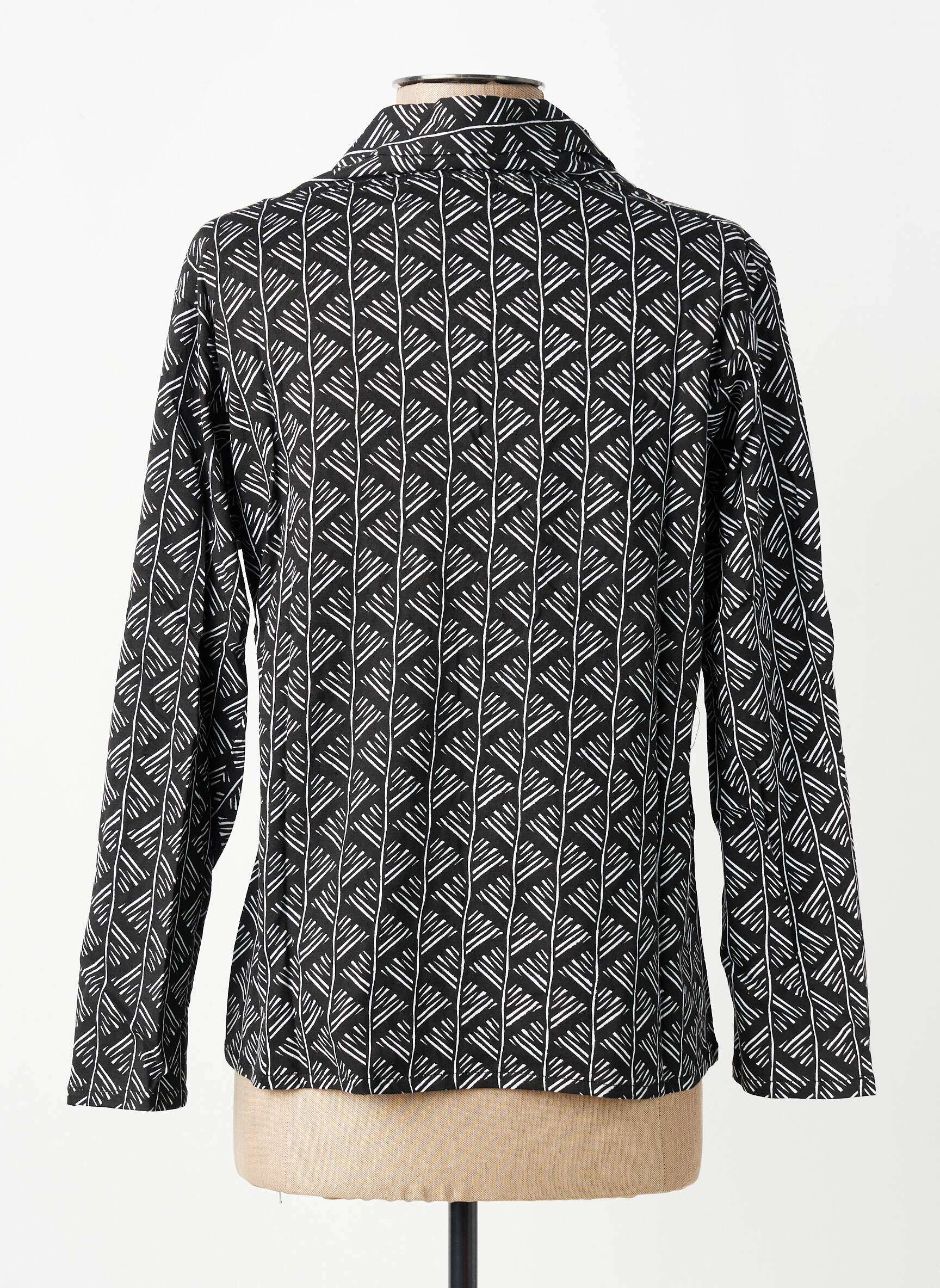 Top stretch manches longues noir BAMBOO'S femme