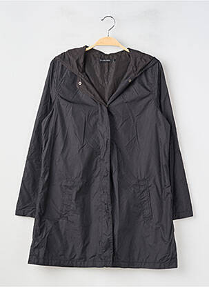 Imperméable poches a capuche noir MONOPRIX femme