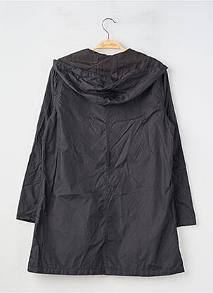Imperméable poches a capuche noir MONOPRIX femme