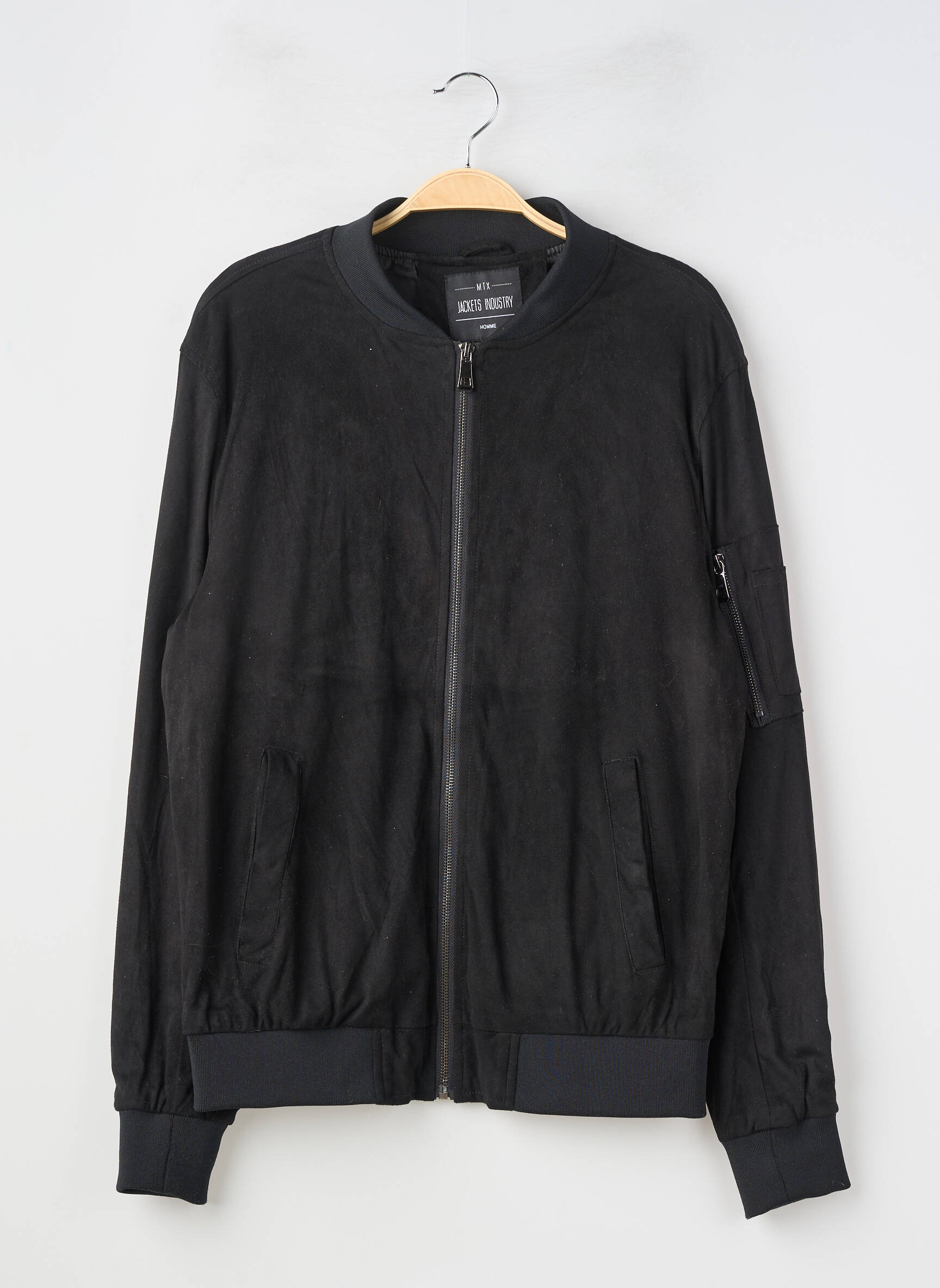 Blouson poches noir JACKETS INDUSTRY homme