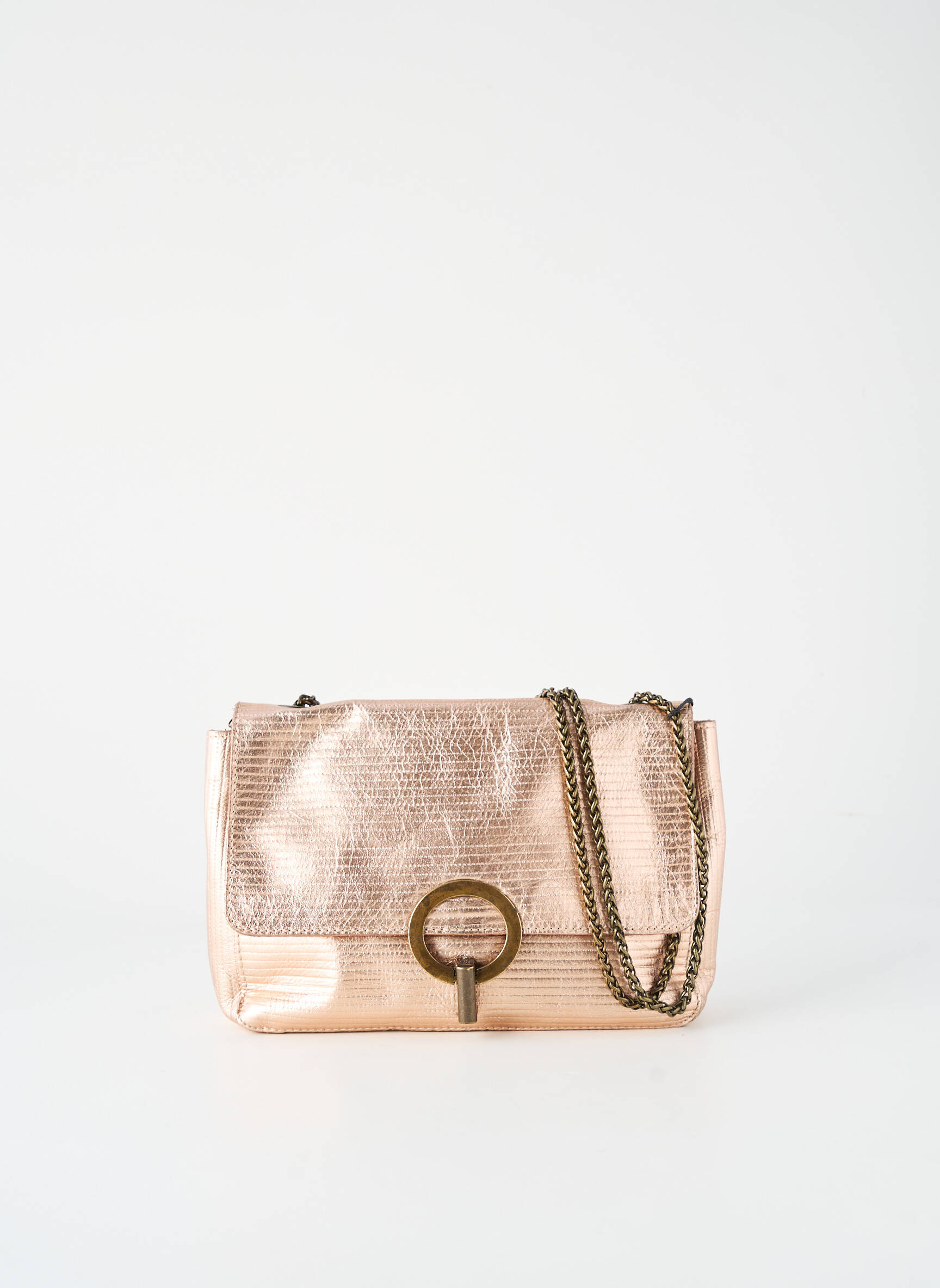 Sac multipoches forme rectangulaire rose PIECES femme
