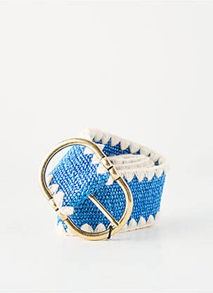 Ceinture coutures renforcées bleu PIECES femme