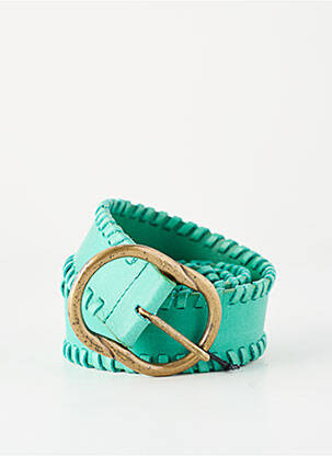 Ceinture coutures renforcées vert PIECES femme