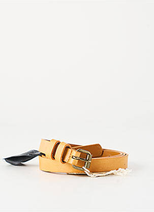 Ceinture coutures renforcées jaune PIECES femme