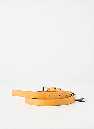 Ceinture coutures renforcées jaune PIECES femme