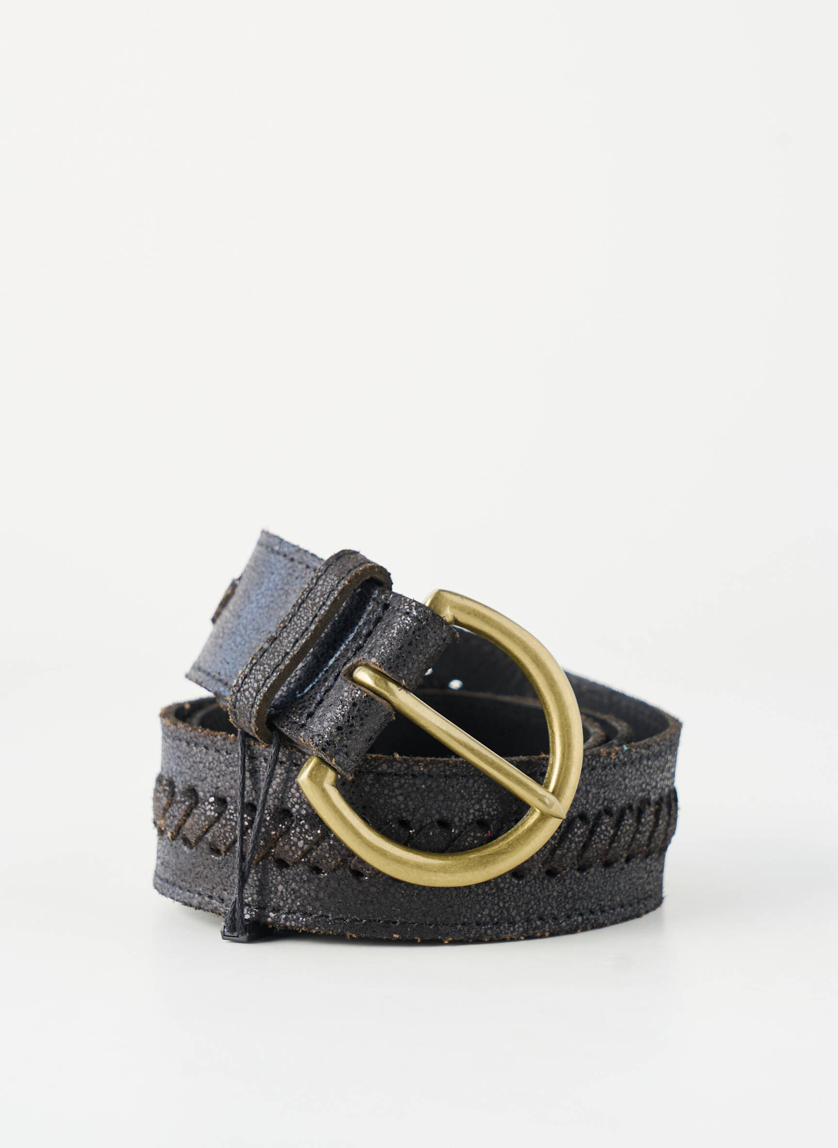 Ceinture coutures renforcées marron PIECES femme