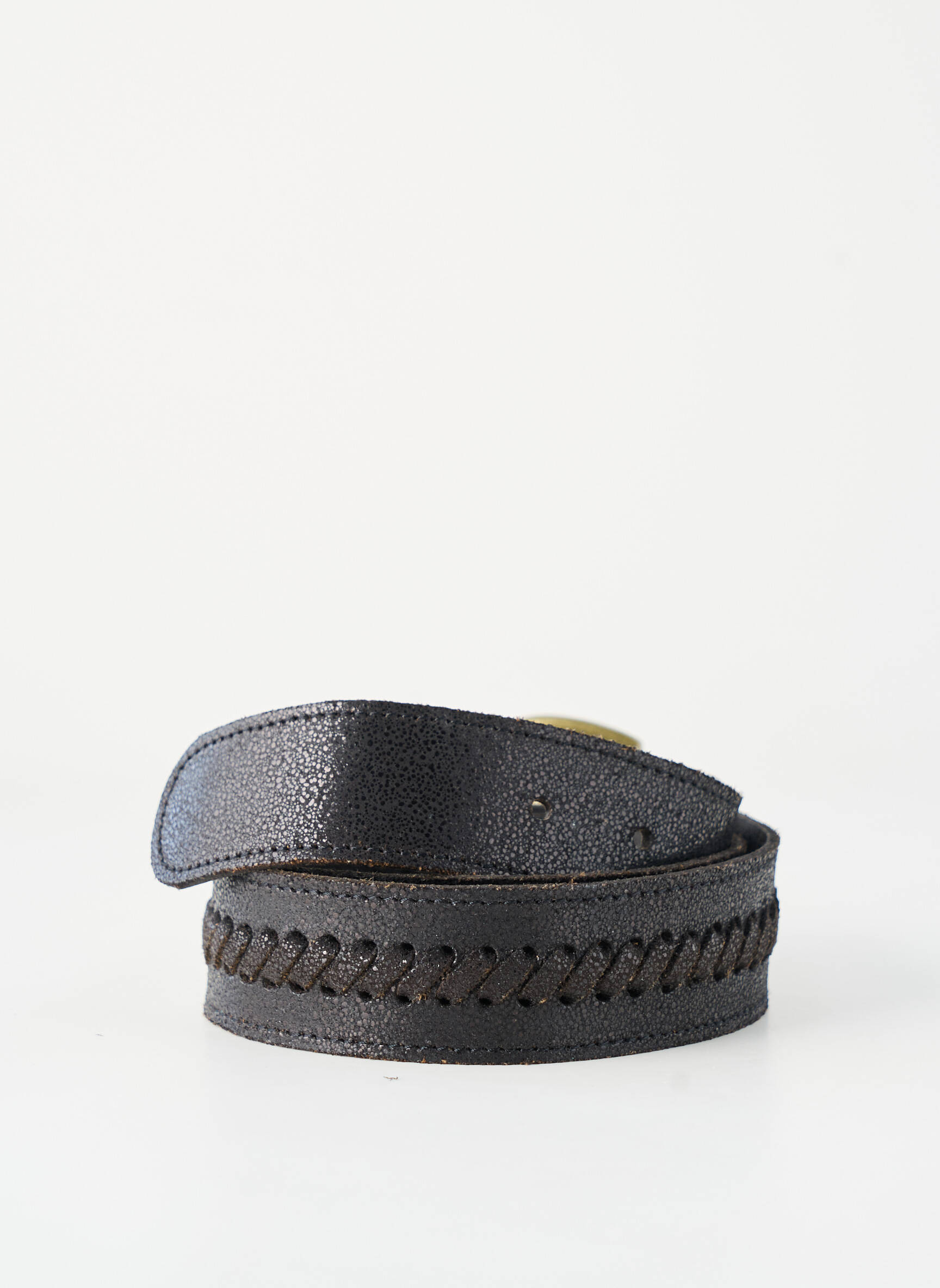 Ceinture coutures renforcées marron PIECES femme