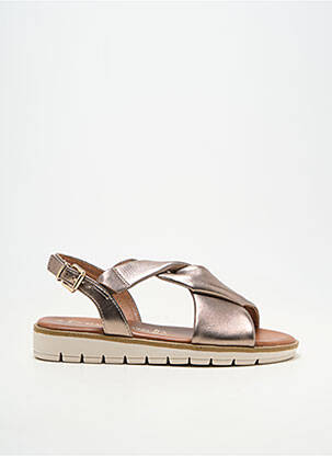 Sandales/nu pieds matière lisse talon plat jusqu'à 3cm rose MARCO TOZZI femme