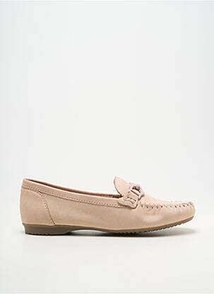 Mocassins matière lisse talon plat jusqu'à 3cm rose MARCO TOZZI femme