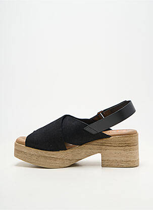 Sandales/nu pieds bout ouvert talon de 4 à 6cm noir PORRONET femme