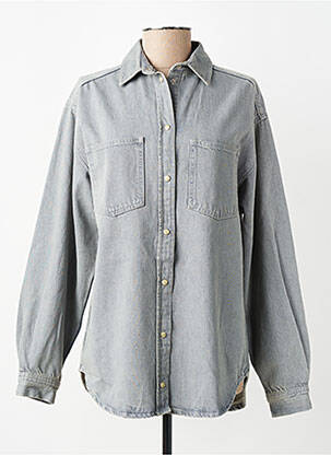 Chemisier coupe droite manches longues gris SAMSOE & SAMSOE femme