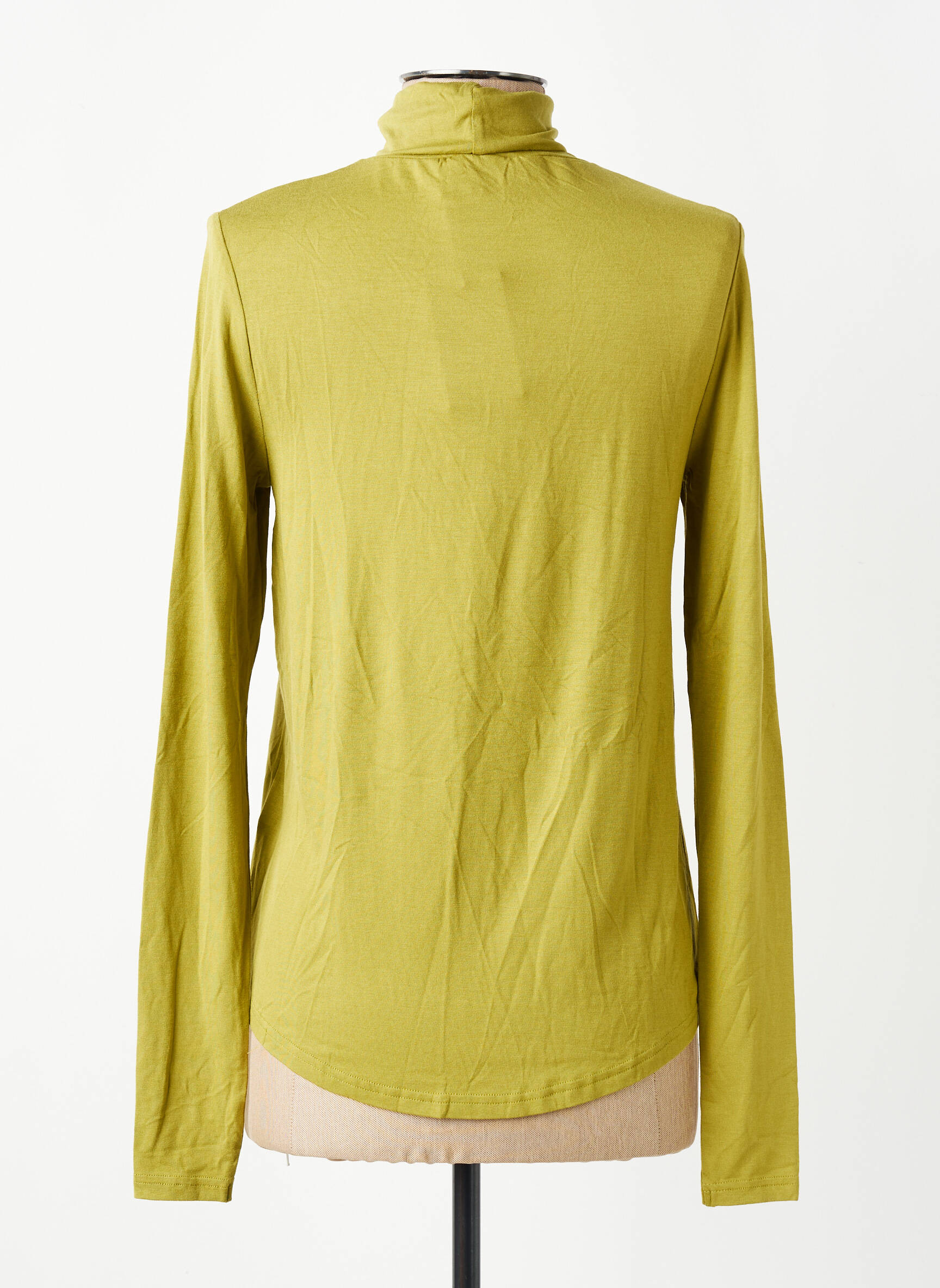 Sous-pull stretch manches longues vert FRNCH femme