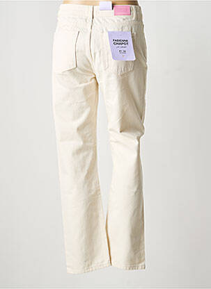 Jeans coupe droite taille normale taille normale beige FABIENNE CHAPOT femme