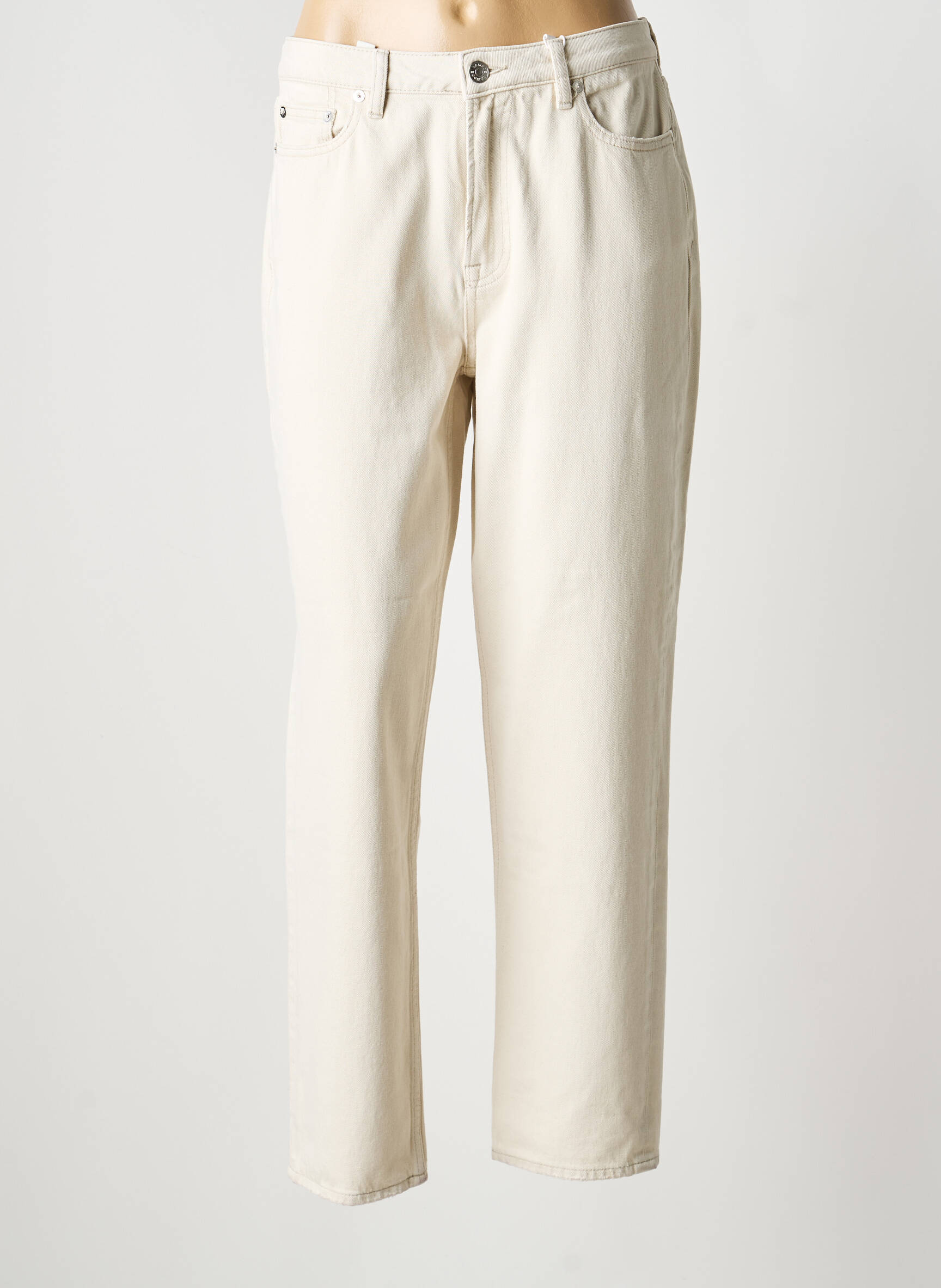 Jeans coupe droite taille normale taille normale beige SAMSOE & SAMSOE femme