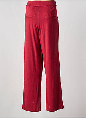 Pantalon large poches taille normale rouge YEST femme