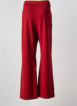 Pantalon flare stretch taille normale rouge SURKANA femme