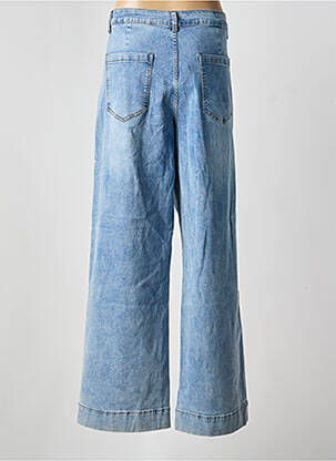 Jeans coupe large stretch taille normale bleu IVY BEAU femme