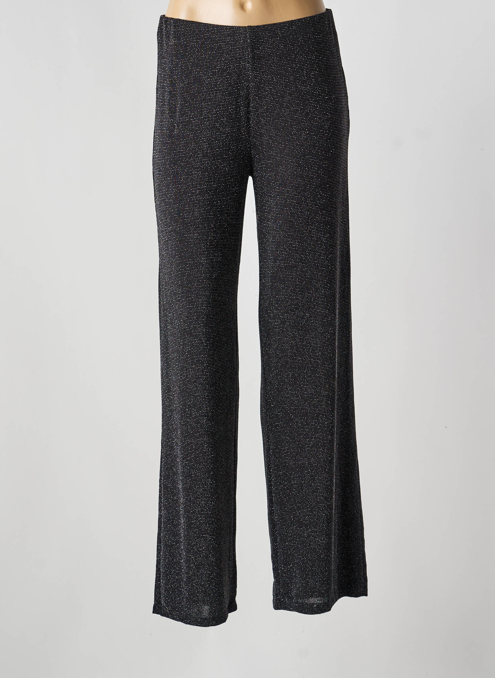 Pantalon large coupe fluide taille normale argent YEST femme