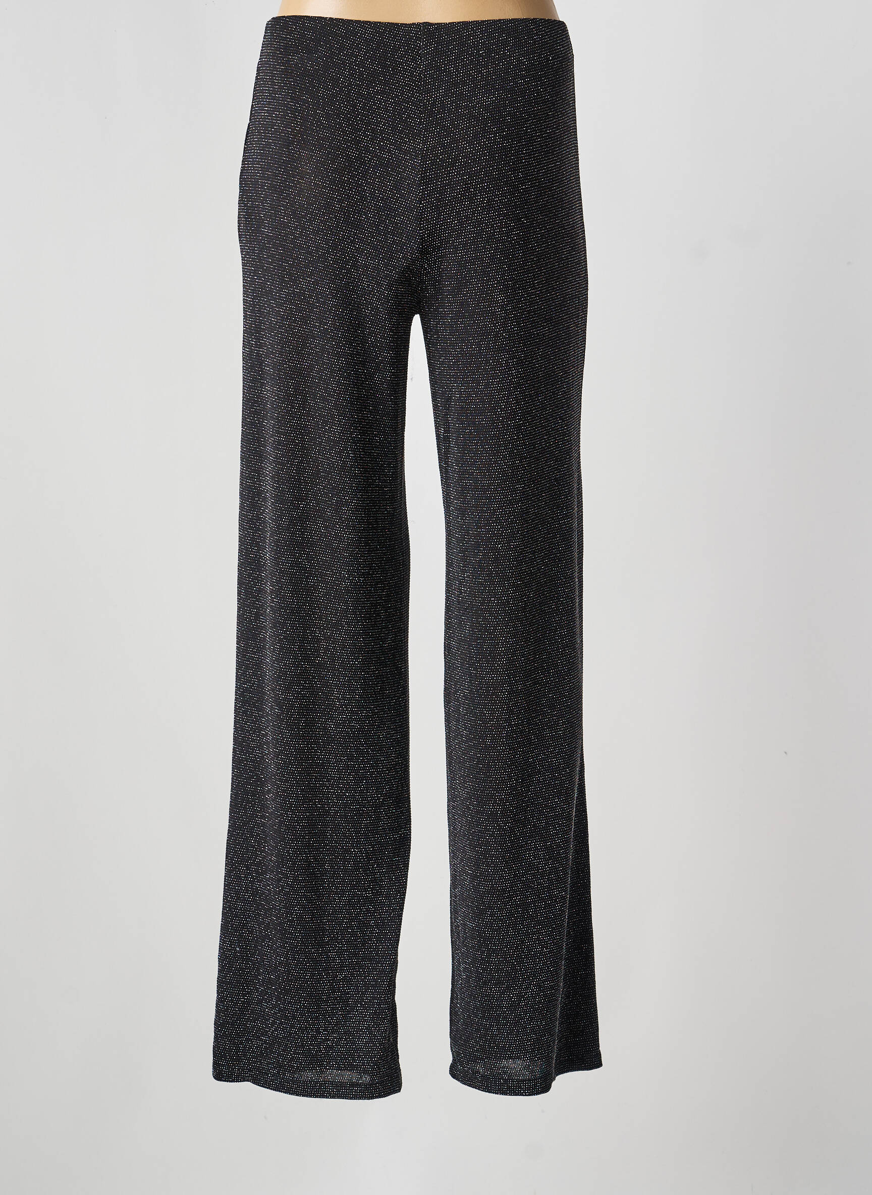 Pantalon large coupe fluide taille normale argent YEST femme