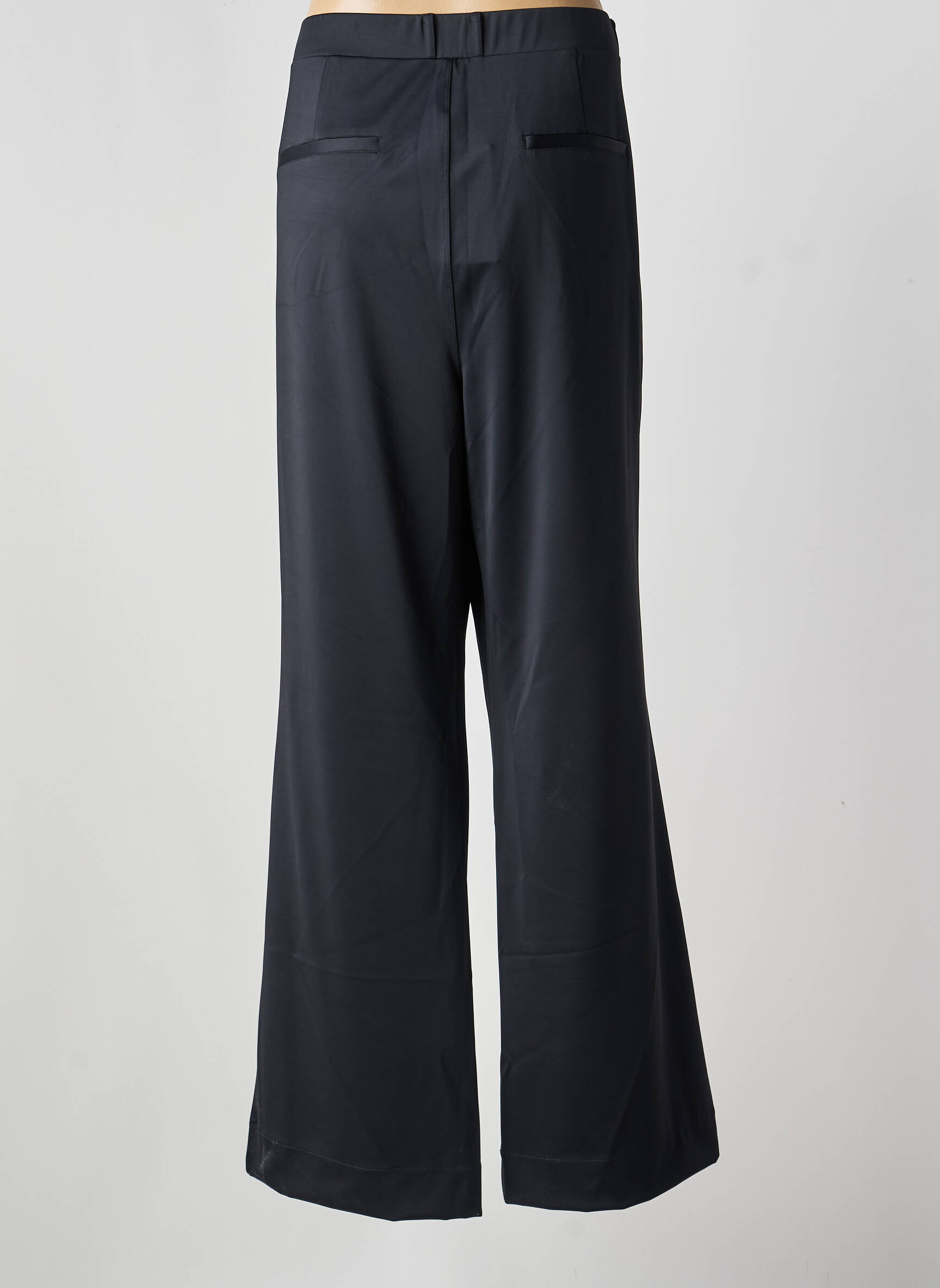 Pantalon large poches taille normale noir YEST femme