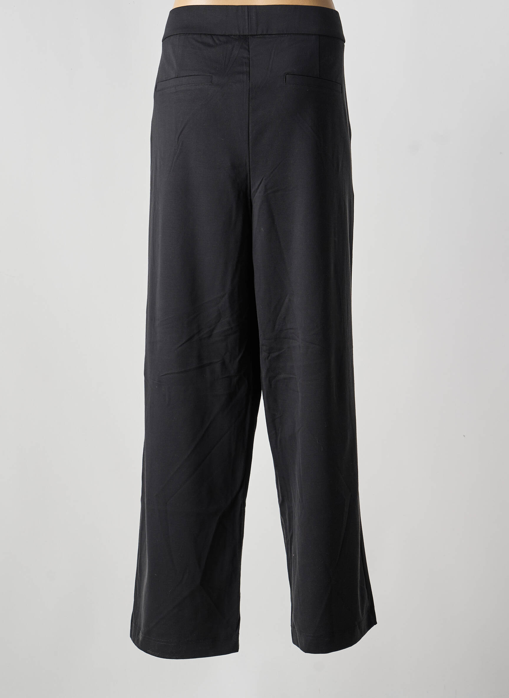 Pantalon large poches taille normale noir YEST femme
