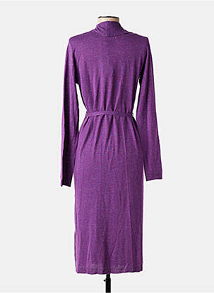 Gilet manches longues coupe cintrée violet YEST femme